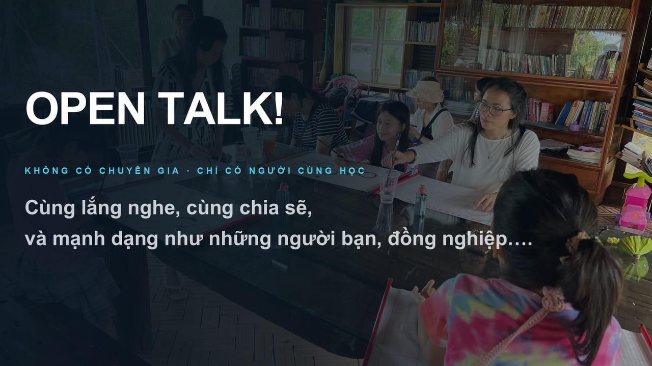Slide 4: OPEN TALK!